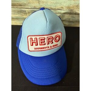 Cobra HERO Doughnuts & Buns Trucker Hat OSFM Blue Excellent Snapback Mesh Cap